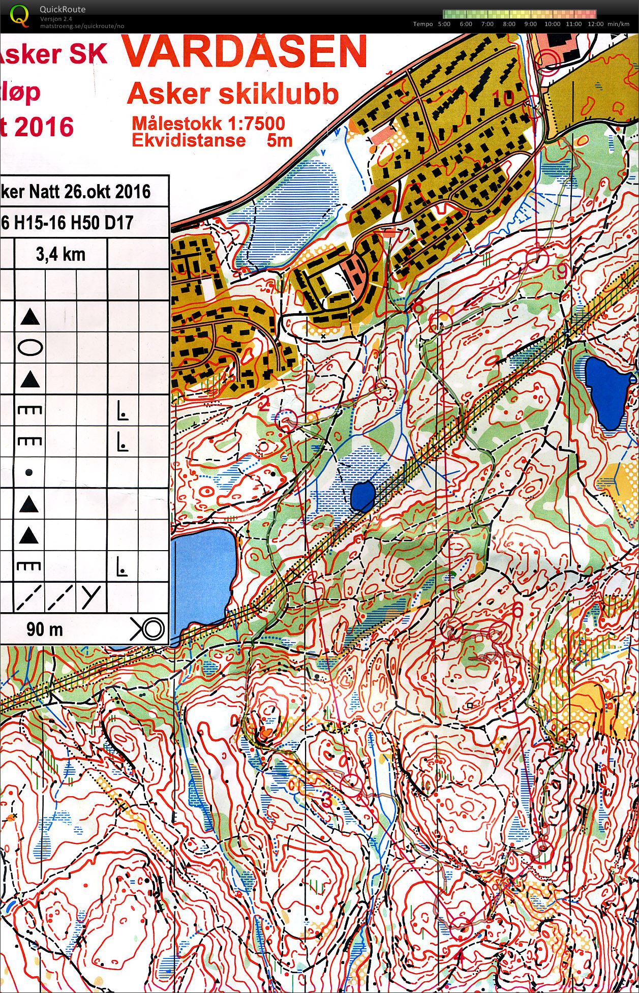 VBIL / Asker nattløp (2016-10-26)