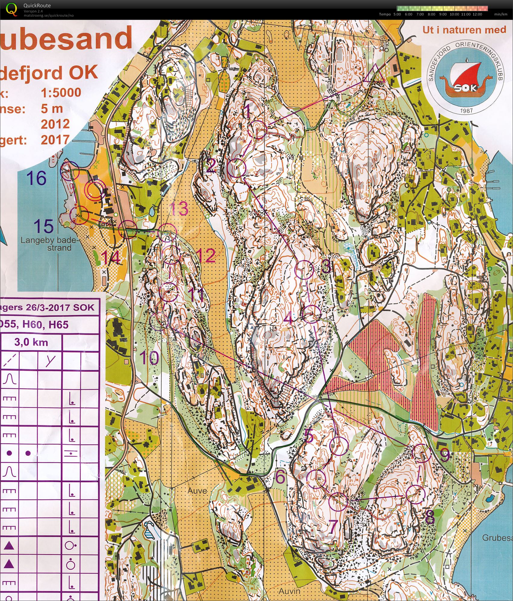 Vestfold 2-dagers, Sandefjord (2017-03-26)