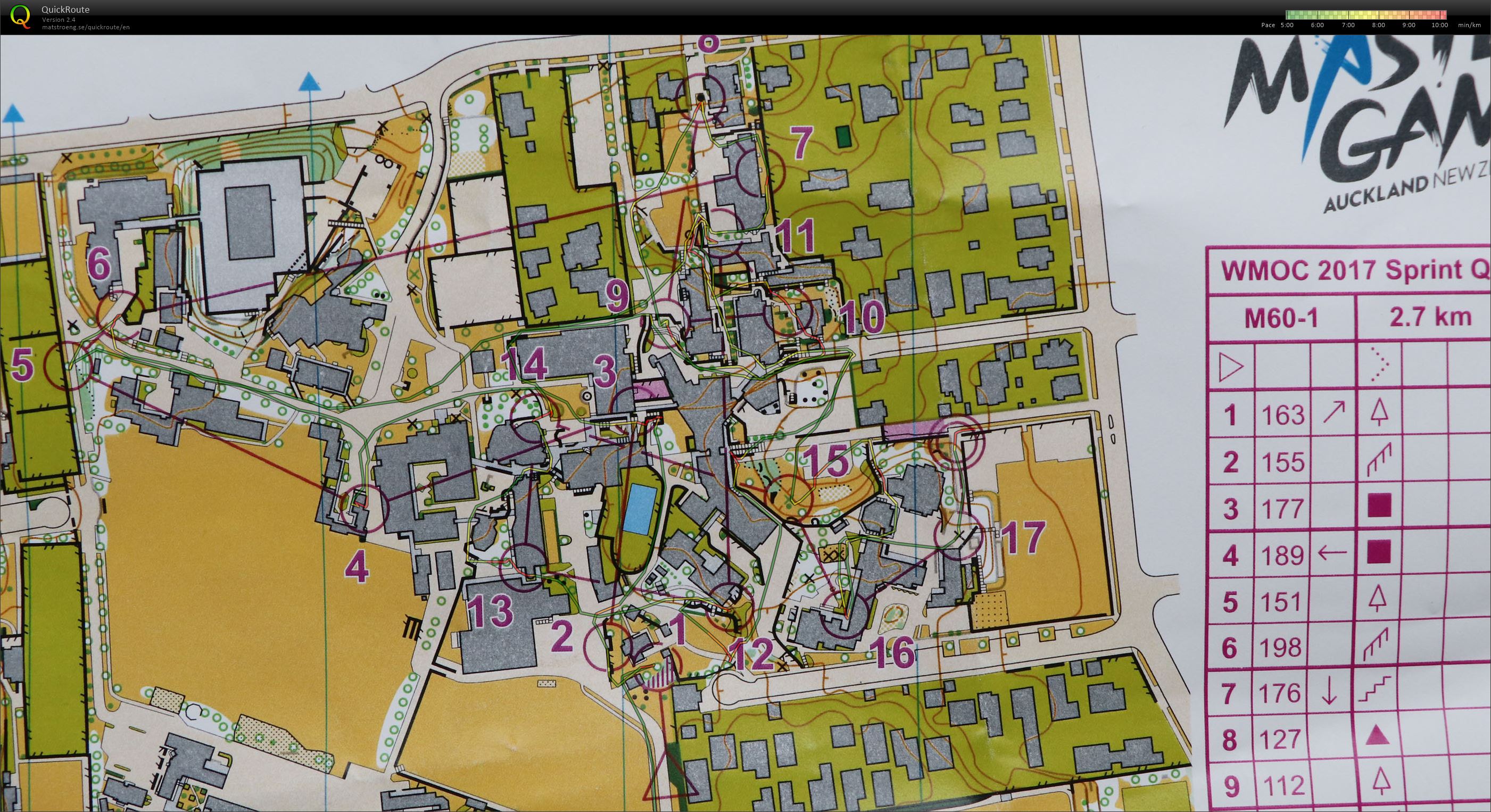 WMOC sprint qual H60-1 (23-04-2017)