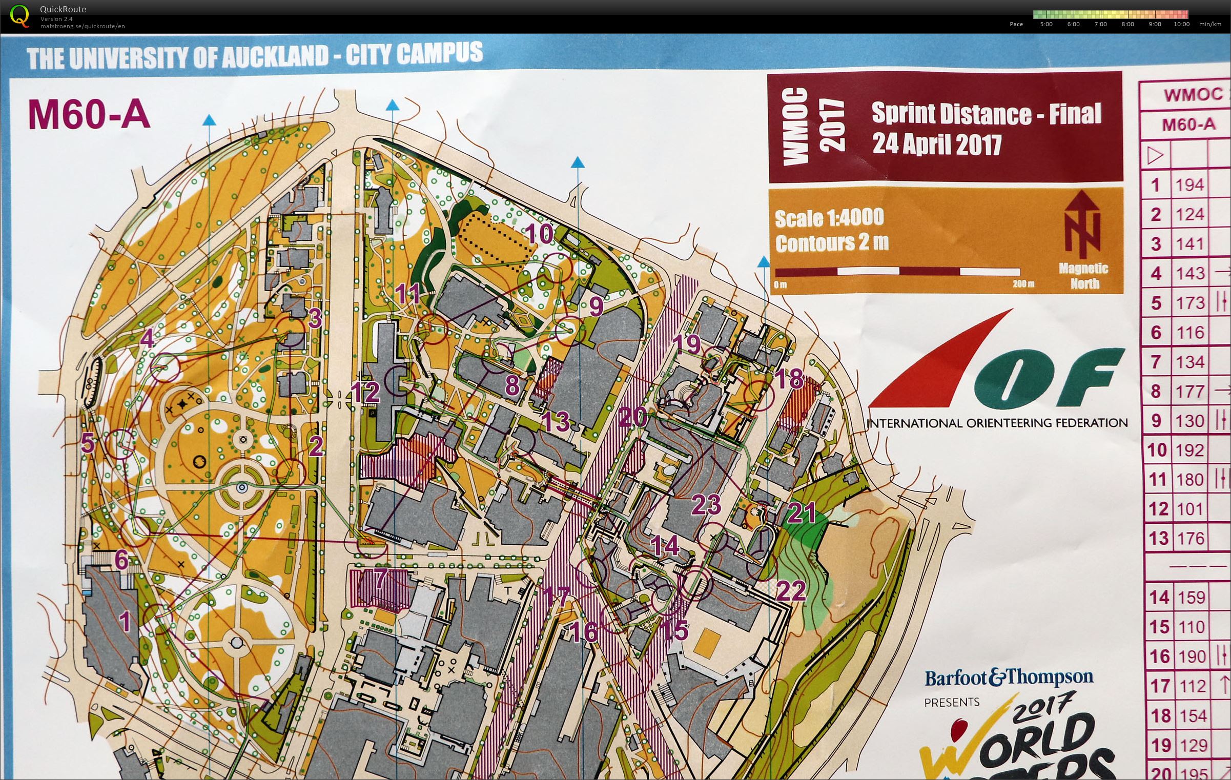 WMOC sprint finale H60A (24.04.2017)