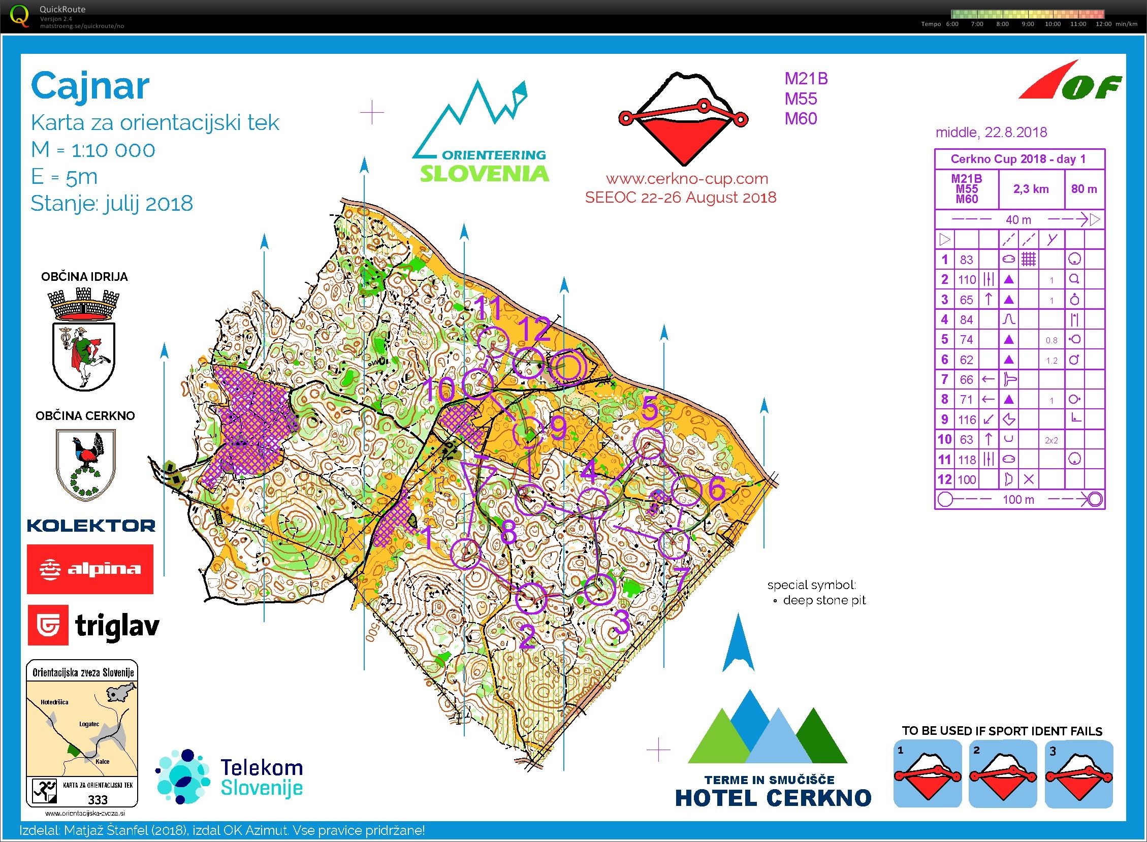 Cerkno Cup day1 H60 (22-08-2018)