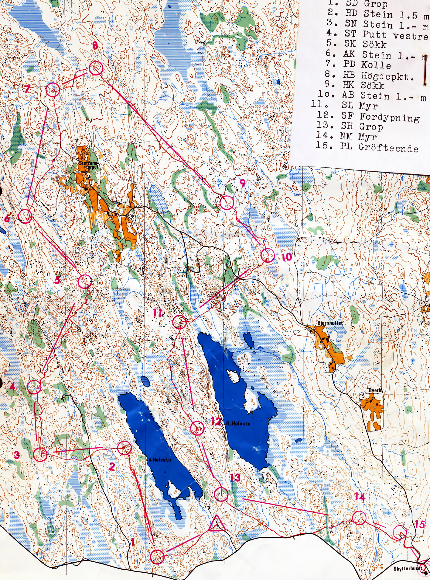 testløp Austmarka (12/08/1977)