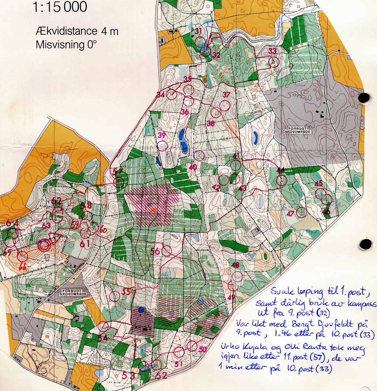 Landskamp stafett  (1982-06-15)