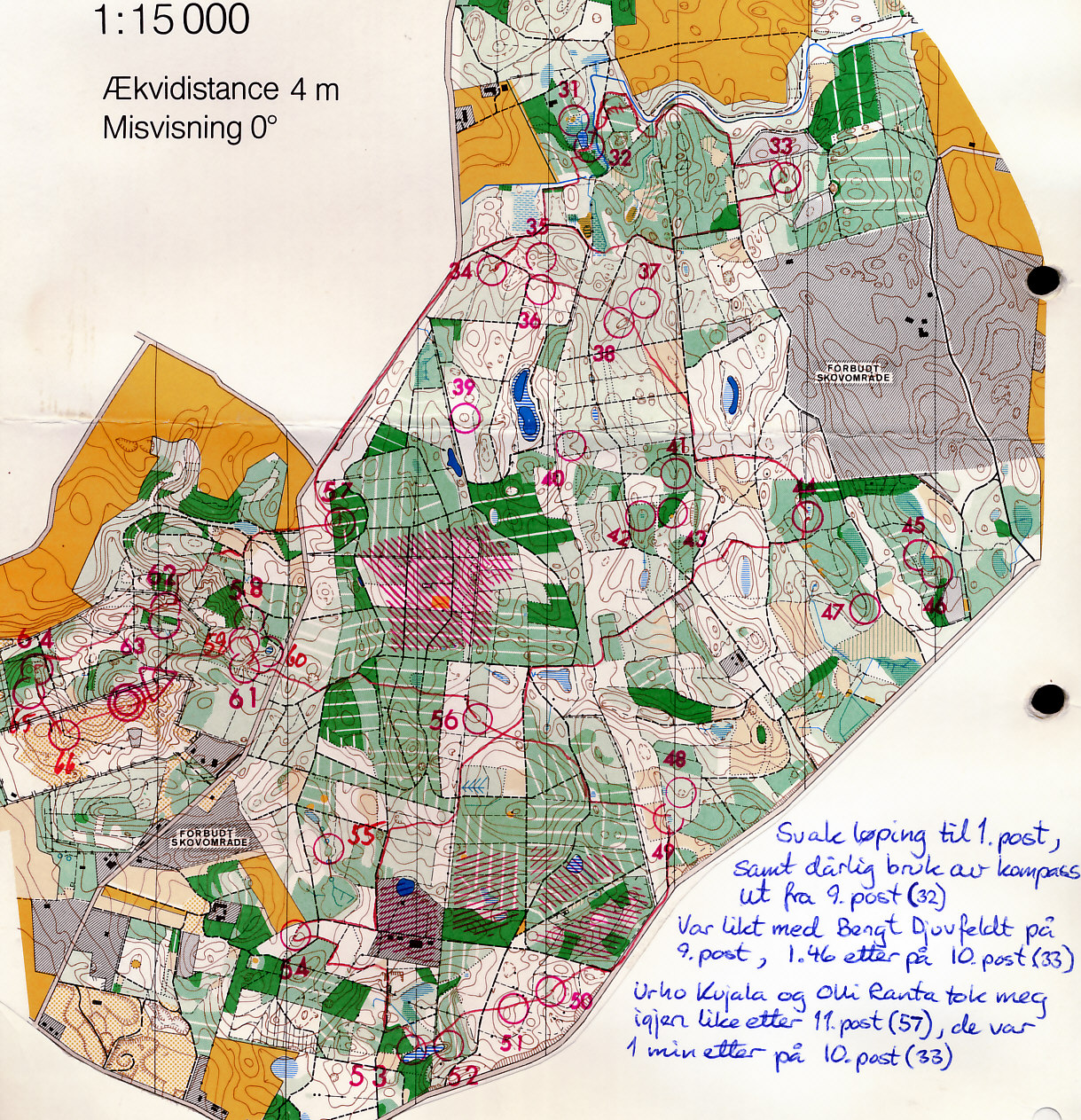 Landskamp stafett  (15-06-1982)