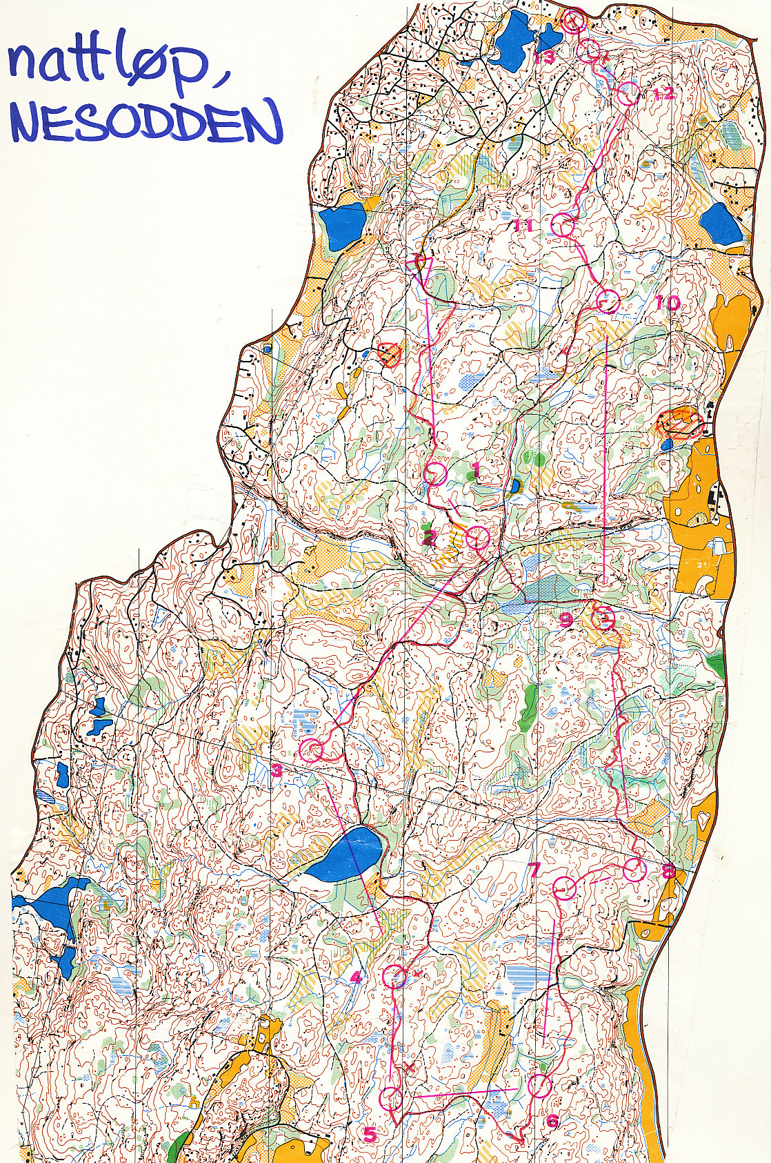 Nattløp Nesodden (18.09.1984)