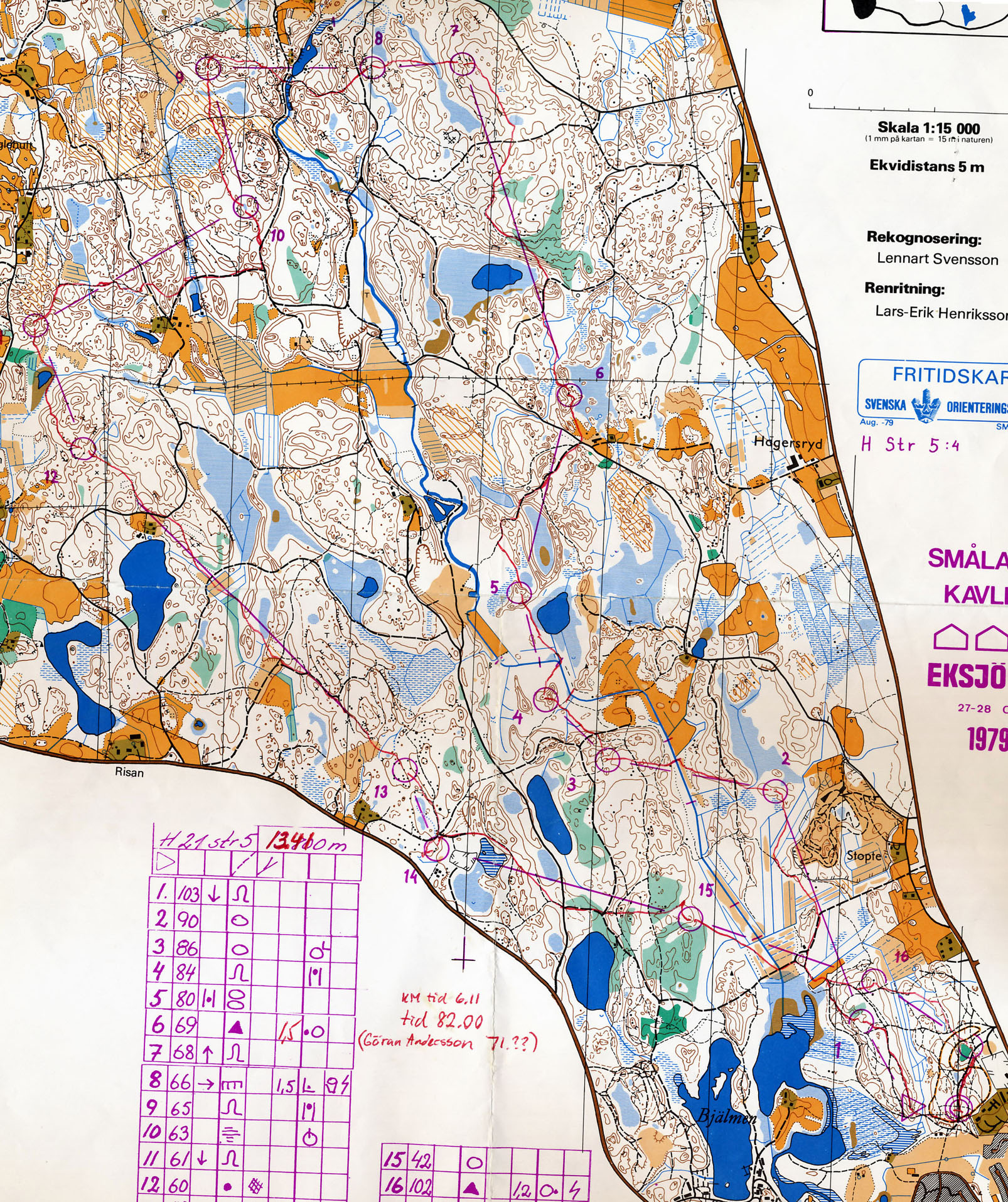 Smålandskavlen. Eksjø (27-10-1979)