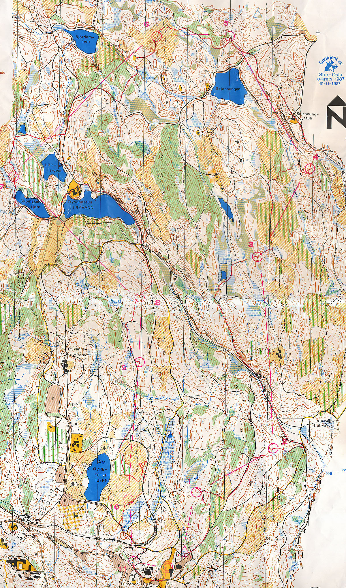 Frognerseteren,nattløp (17/09/1986)