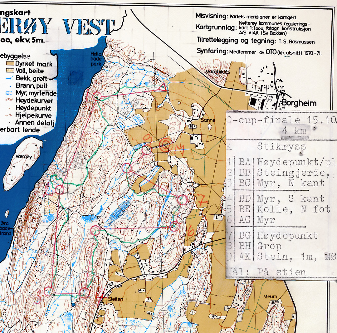 O-cup finalen Nøtterøy (28-10-1972)