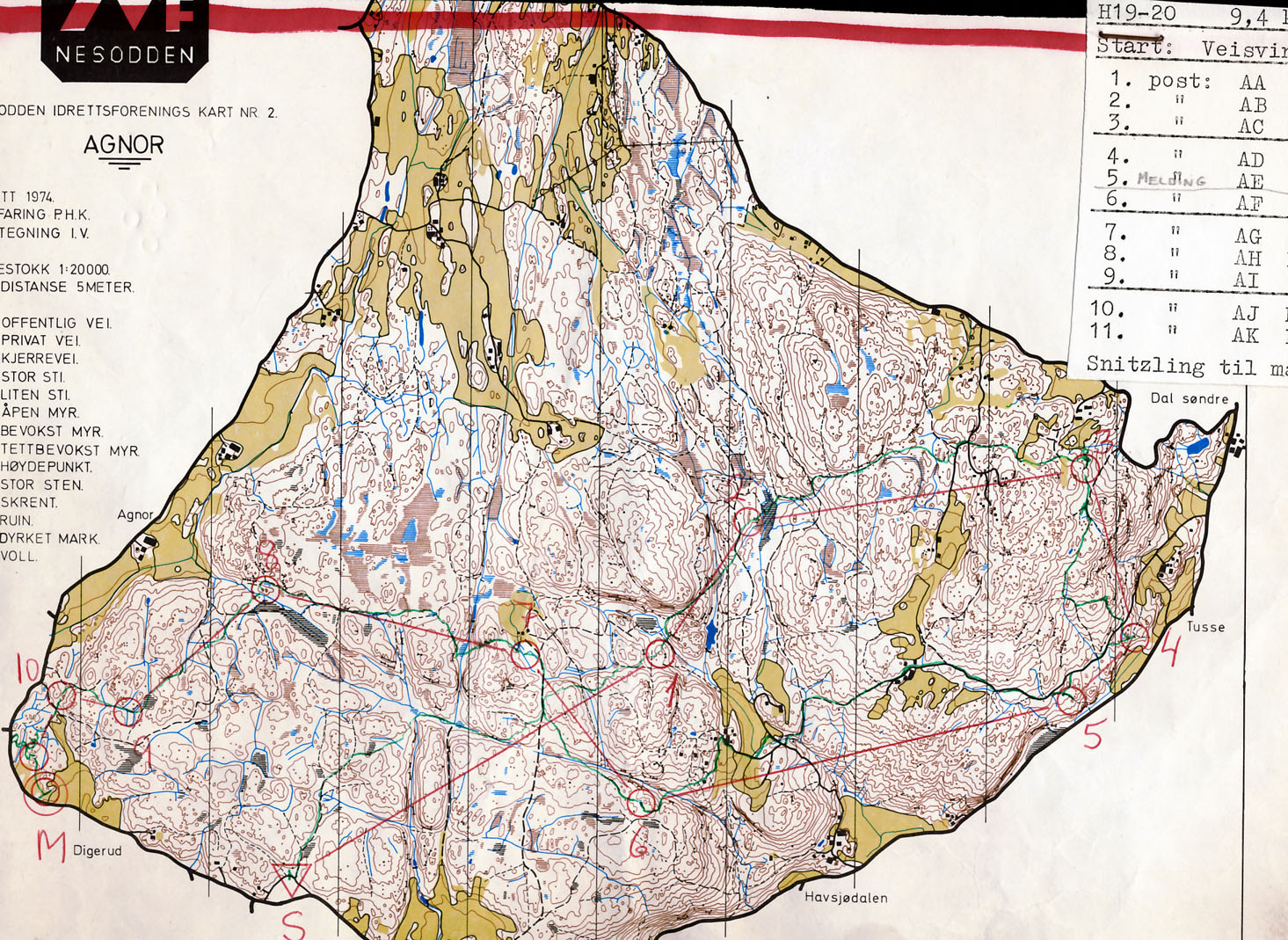 Jr-testløp, Nesodden (10.06.1975)