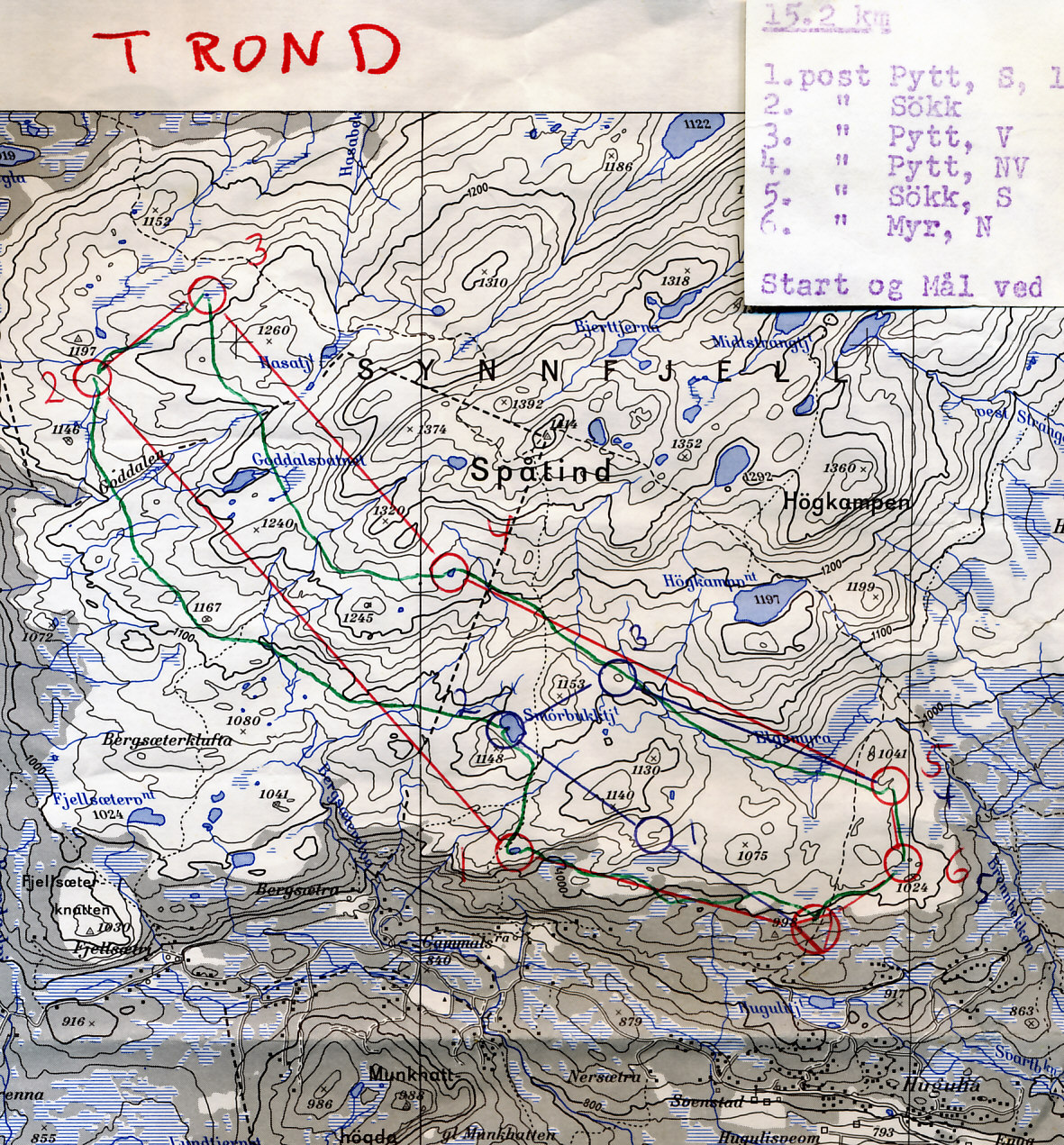 Klubbmesterskap Fjell-o (20-06-1978)