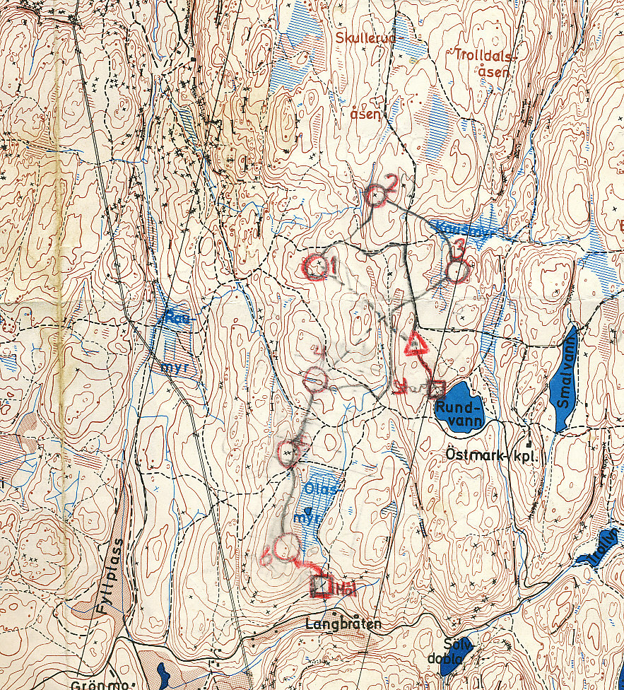 O-troll kretsfinale, Østmarka (1970-08-15)