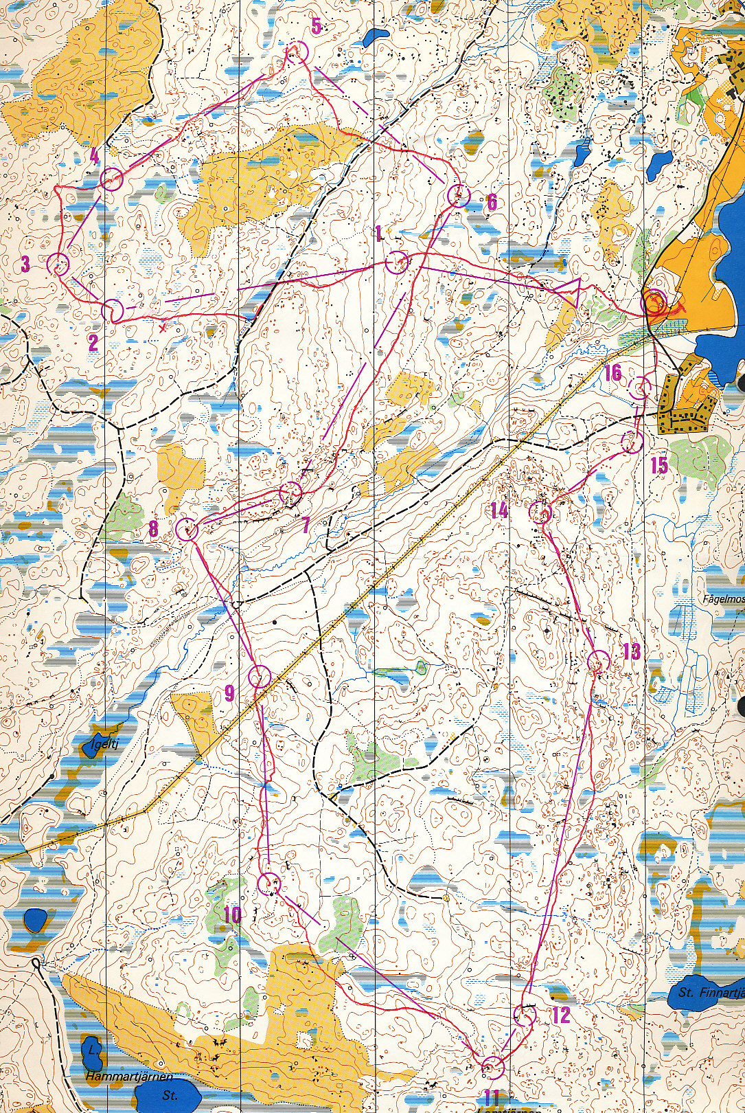 landskamp stafett (29/05/1983)