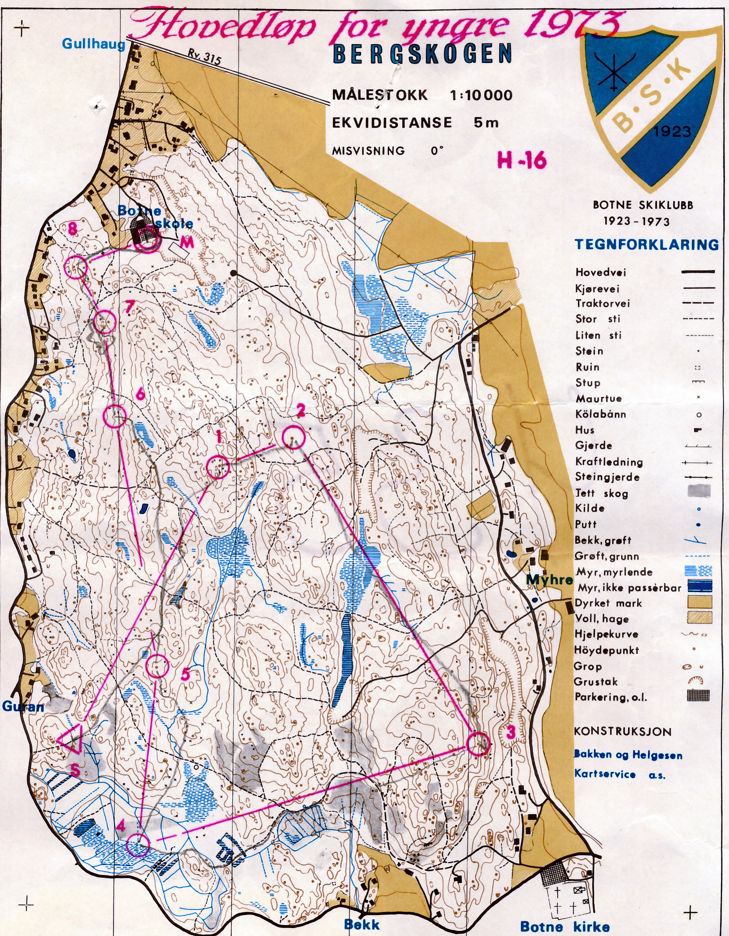 Hovedløpet Botne (12.09.1973)