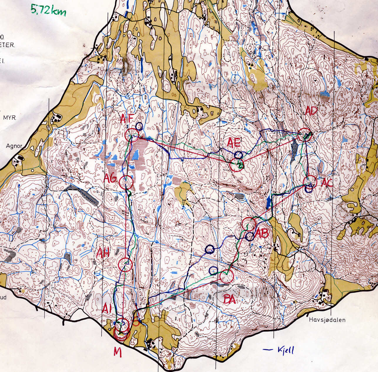 KM stafett junior (1974-08-24)