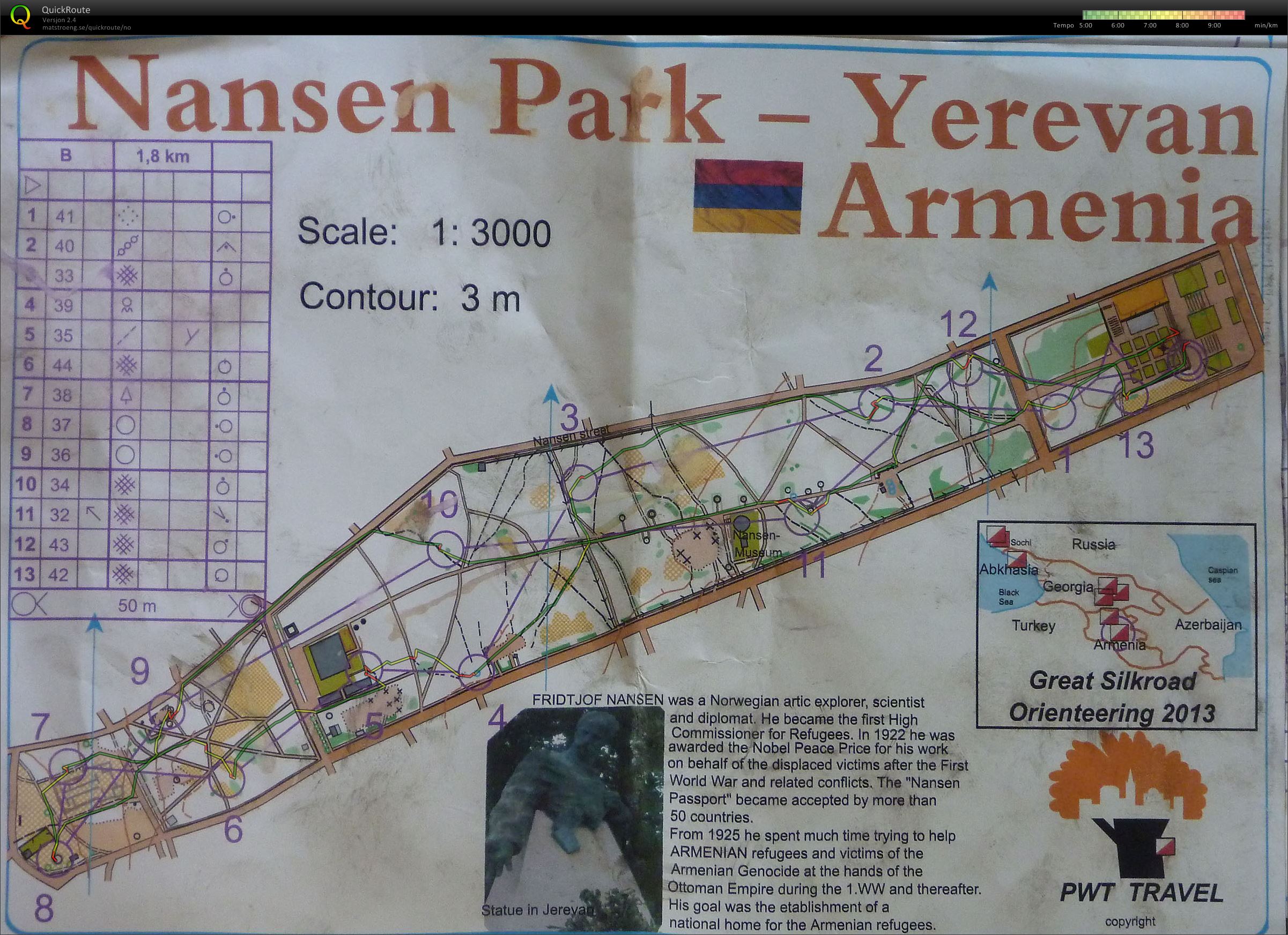 2-manns stafett Nansen park (10.06.2013)