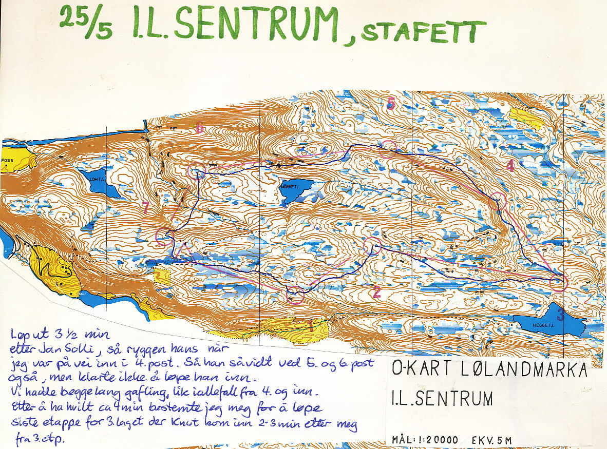 Stafett, Sentrum IL Sogn (25/05/1980)